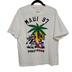VTG Tee Maui 97 Honeymoon T-Shirt Large